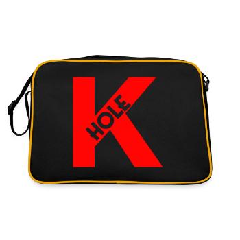 Keta K-Hole Party Goa Rave Techno Geschenk Club - Sac Retro - noir/or - Dos