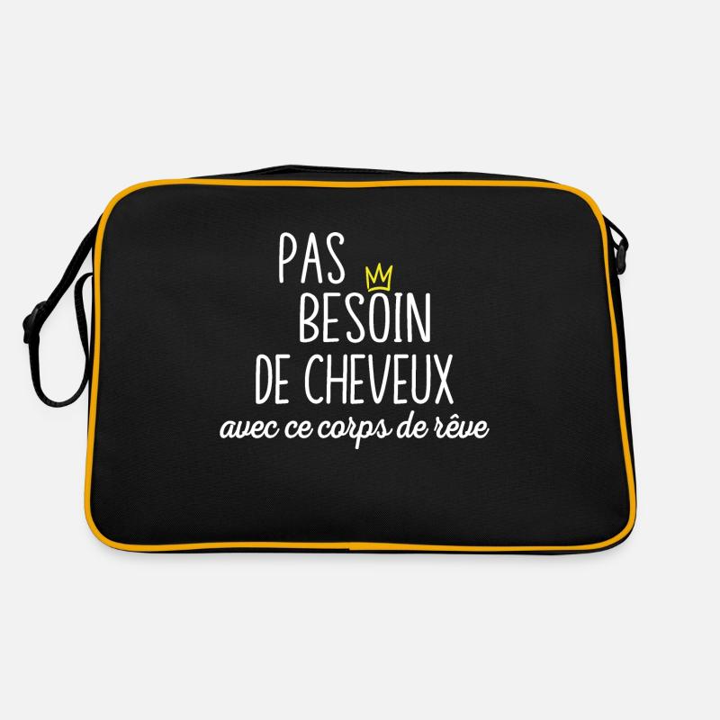 Pas Besoin De Cheveux Avec Ce Corps De Rêve Sac Retro