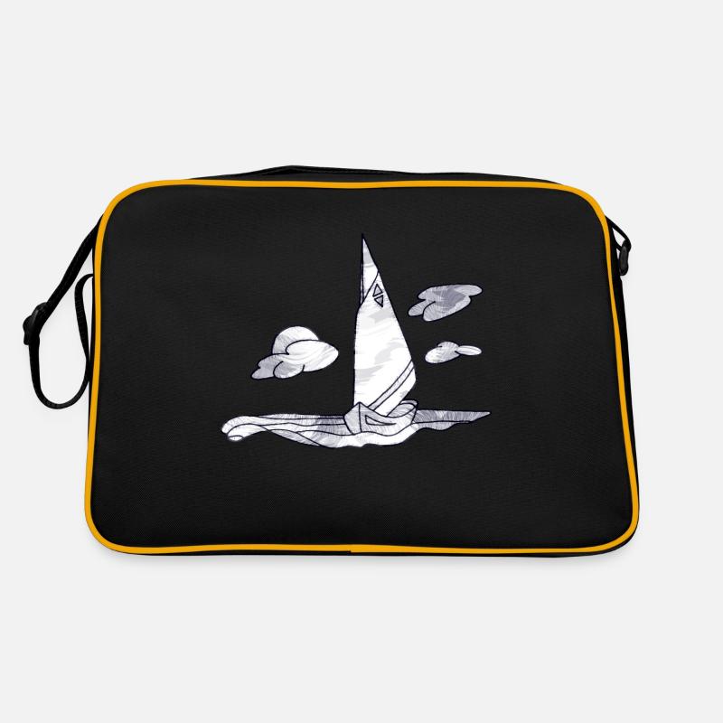 Segelboot Retro Tasche
