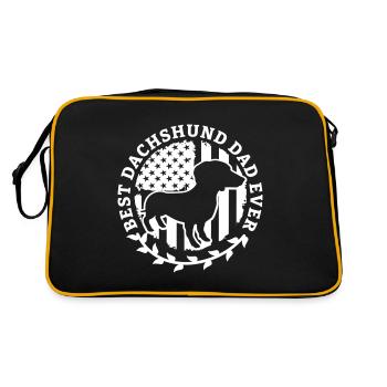 Teckel Teckel Propriétaire du teckel viennois - Sac Retro - noir/or - Dos