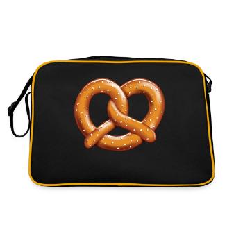 Bretzel - Sac Retro - noir/or - Dos