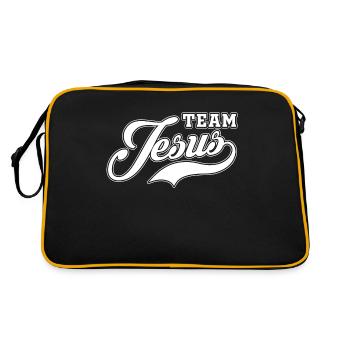 Team Jesus - Retro Bag - black/gold - Back