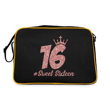 Sweet Sixteen - Sac Retro - noir/or - Dos