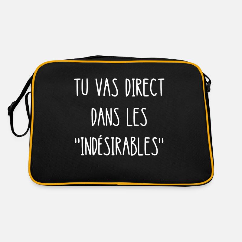 tu vas direct dans les indésirables Sac Retro