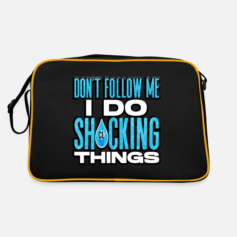 Ne me suivez pas, je fais des choses choquantes Pool Guy Sac Retro