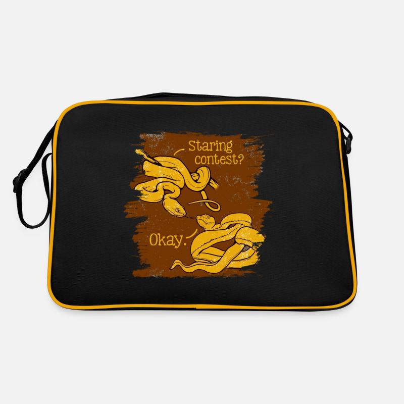 Banana Ball Python Herpetologist Starring Contest Retro Bag