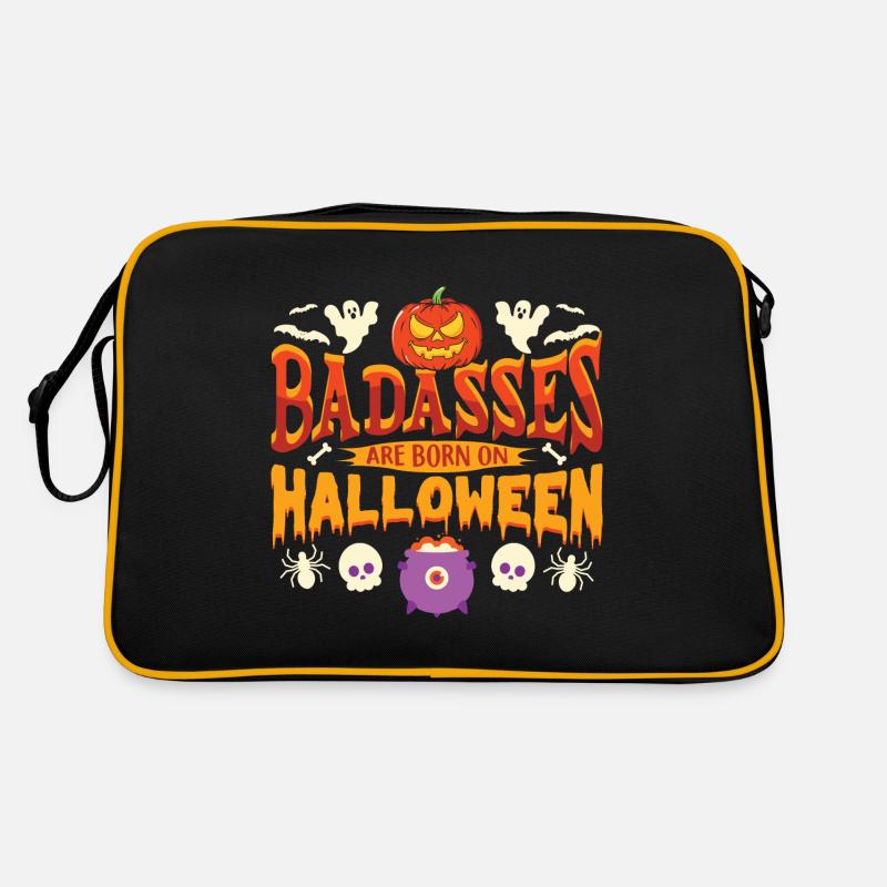 Halloween Skeleton Pumpkin Ghost Retro Bag