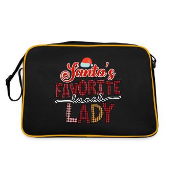 La dame préférée du Père Noël - Sac Retro - noir/or - Dos