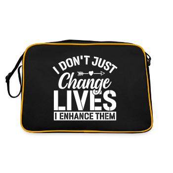 Le chirurgien plasticien ne change pas d’expert de la vie - Sac Retro - noir/or - Dos