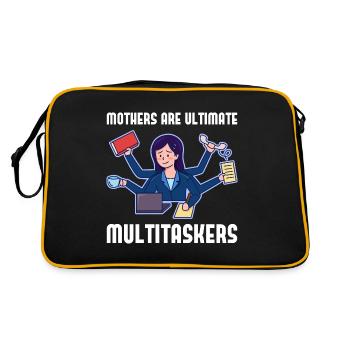 Multitasking for Mother's Day - Retro Bag - black/gold - Back