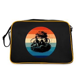 Scuba Diver Scuba Diver Ladies Diver - Sac Retro - noir/or - Dos