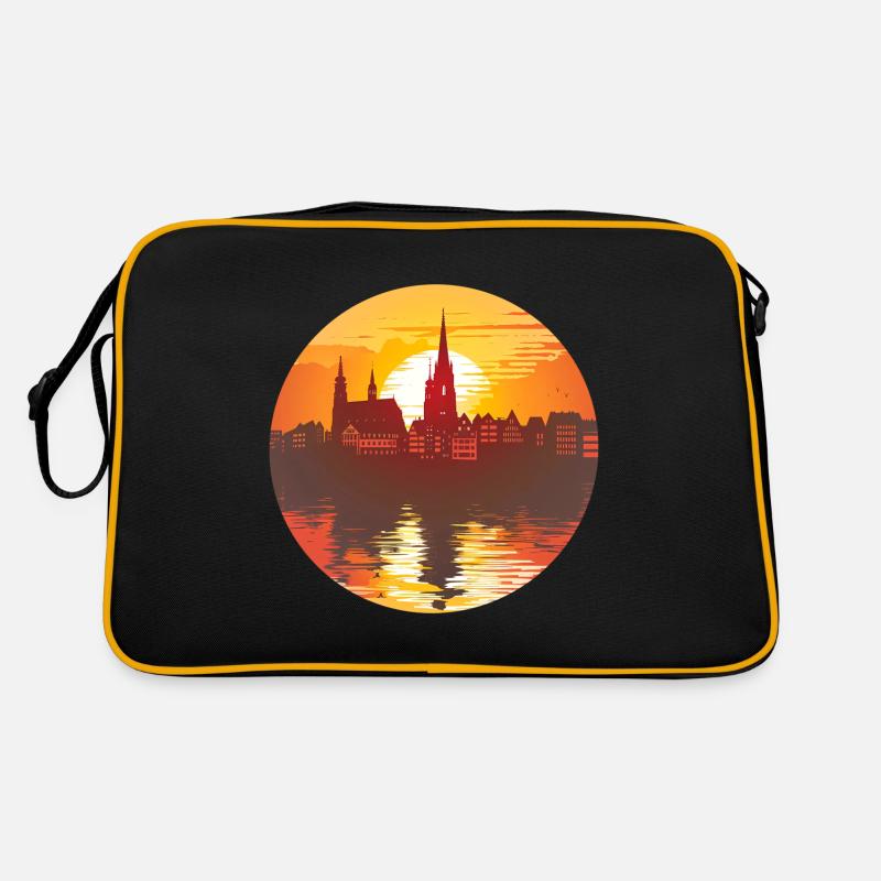 Ligne d’horizon de Kaiserslautern Sac Retro