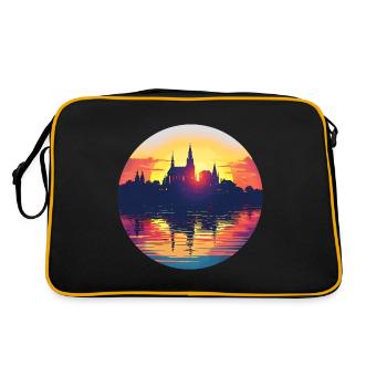 Ligne d’horizon de Coblence - Sac Retro - noir/or - Dos