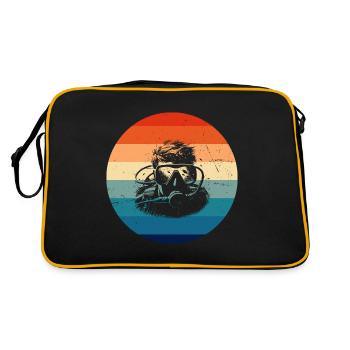 Plongée sous-marine Plongée sous-marine Plongée libre - Sac Retro - noir/or - Dos