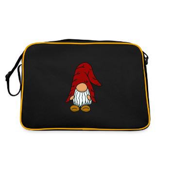 Elfes nains Nicolas Nains Noël Advent Baby - Sac Retro - noir/or - Dos