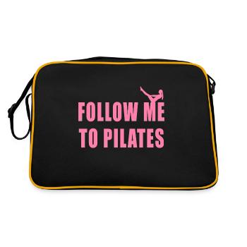 Pilates me suivre à Pilates - Sac Retro - noir/or - Dos