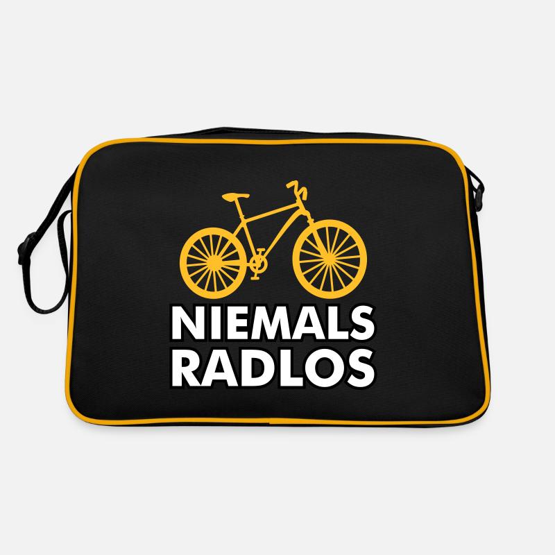 Farrad + Geschenke - Retro Tasche - Schwarz/Gold