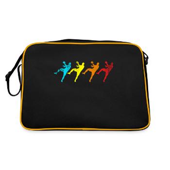 Handball Handball rétro-cadeau équipe équipe - Sac Retro - noir/or - Dos