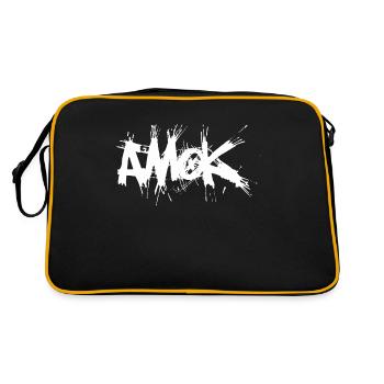 Amok design - Retro Bag - black/gold - Back