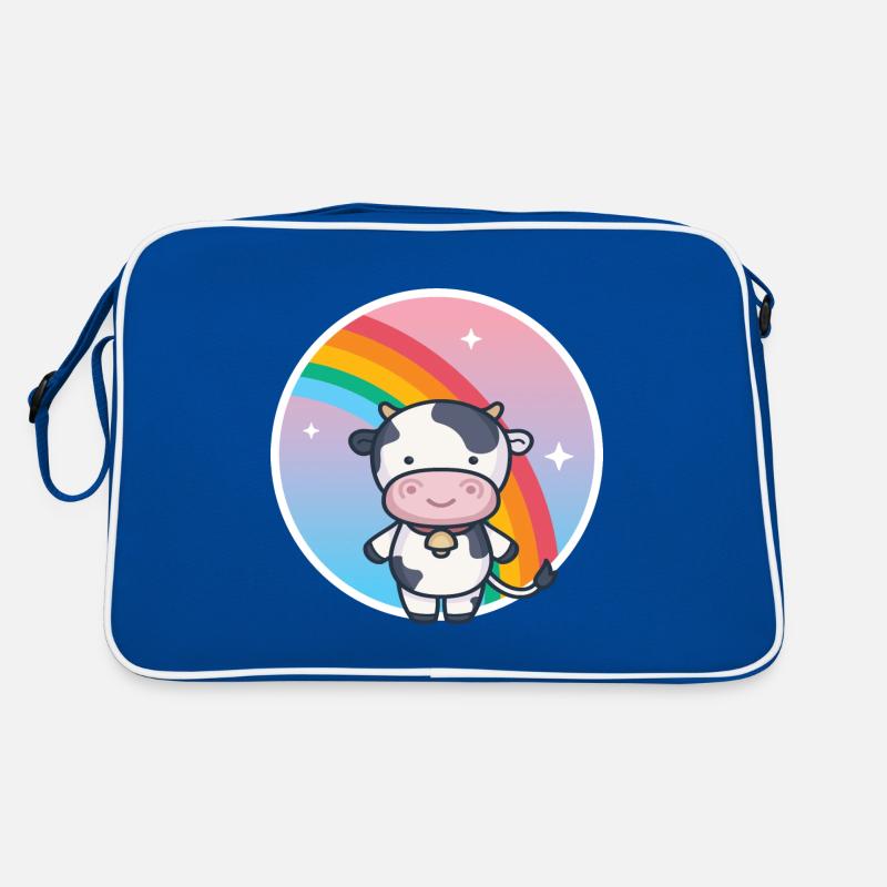 Cache-couche de naissance de vache petite-fille enceinte Sac Retro