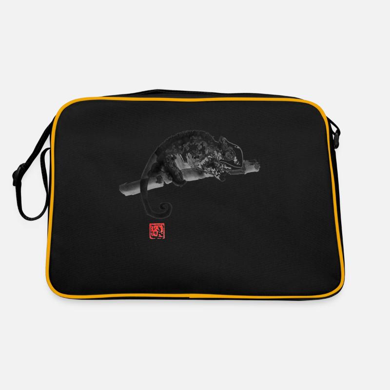 chameleon - Sac Retro - noir/or