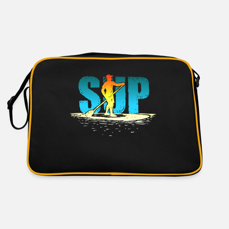 Stand Up Paddling Gift for SUP Boarder Retro Bag