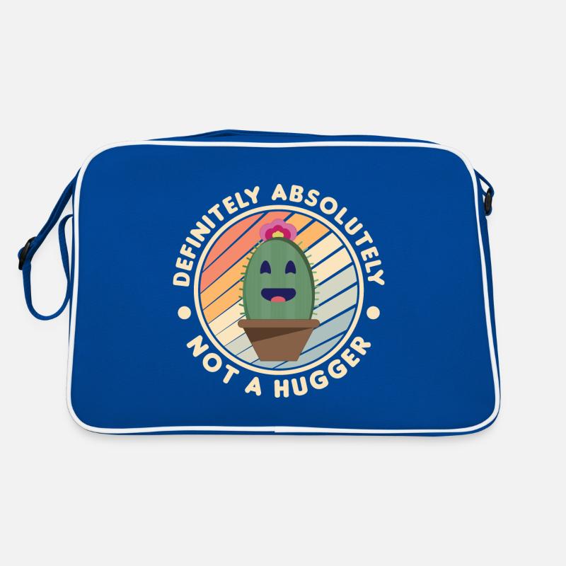 Not a Hugger hug antisocial introverted Retro Bag