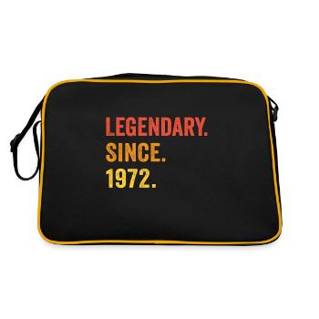 Legendary since 1972 - Retro Bag - black/gold - Back