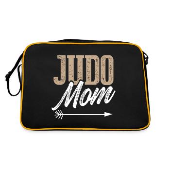 mom mama judo - Retro Tasche - Schwarz/Gold - Hinten