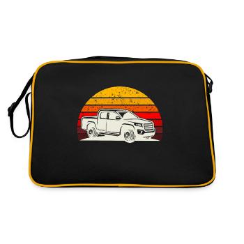 Retro t-shirt pick-up - Sac Retro - noir/or - Dos