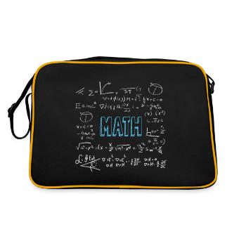 Mathématiques Formules Mathématiques - Sac Retro - noir/or - Dos