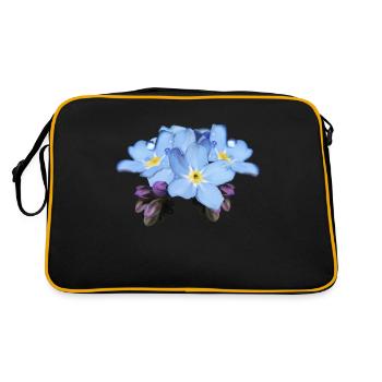 Forget-me-not - Retro Bag - black/gold - Back