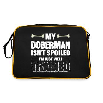Simply well trained animal trainer gift - Retro Bag - black/gold - Back