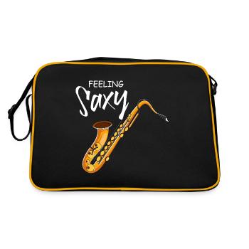 Saxy sent les musiciens empoisonnés - Sac Retro - noir/or - Dos