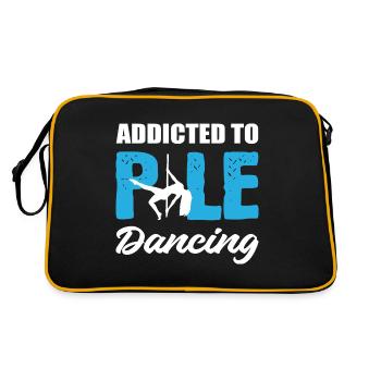 Addictive Pole Dance Talented Person Gift - Retro Bag - black/gold - Back