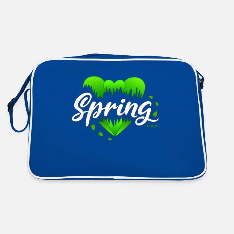 Spring Springtime Hearts Retro Bag