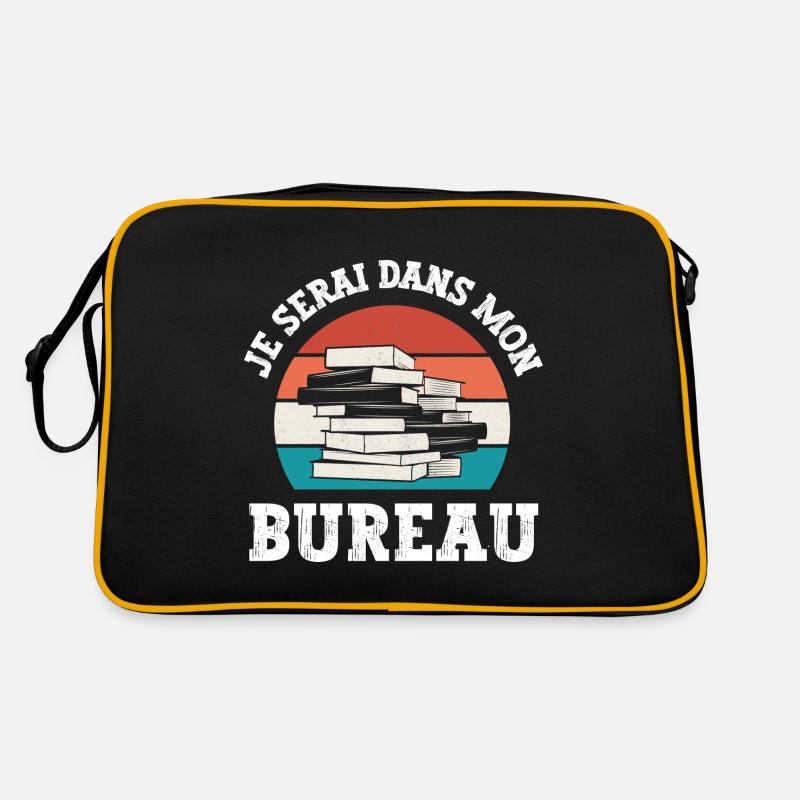 je serai dans mon bureau Sac Retro