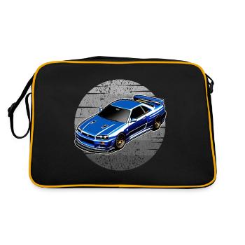 Jdm / Tuning / Turbocharger / Rims / Chiptuning - Retro Bag - black/gold - Back