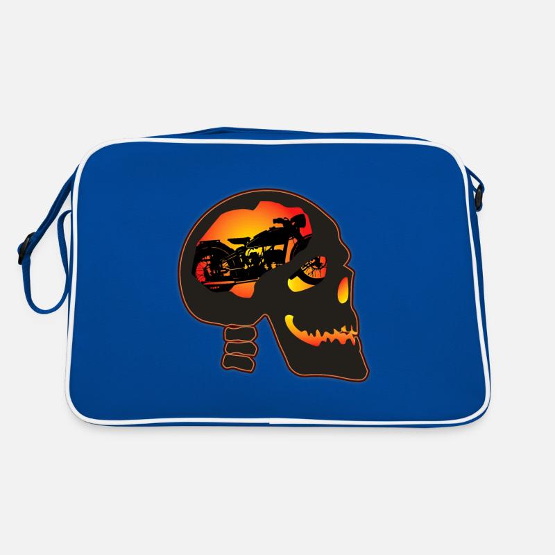 Biker Skull Retro Bag