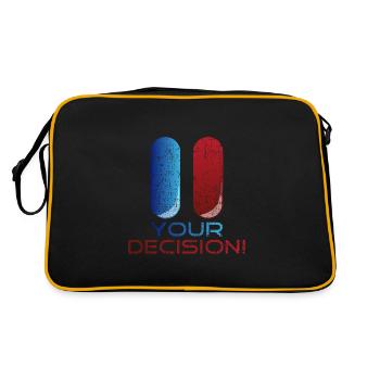 Your Decision Gift - Retro Bag - black/gold - Back