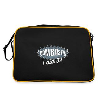 Bombastic I Did It Gift - Retro Bag - black/gold - Back
