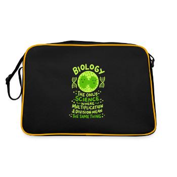 Biology The Only Science Where I Gift - Retro Bag - black/gold - Back