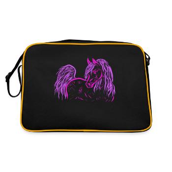 Arabian Pink - Retro Bag - black/gold - Back