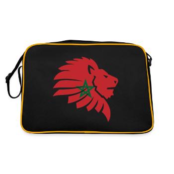 Maroc - Sac Retro - noir/or - Dos