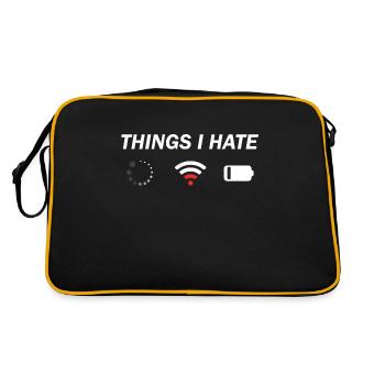 Programmer Computer Nerd Gamer Gift - Retro Bag - black/gold - Back
