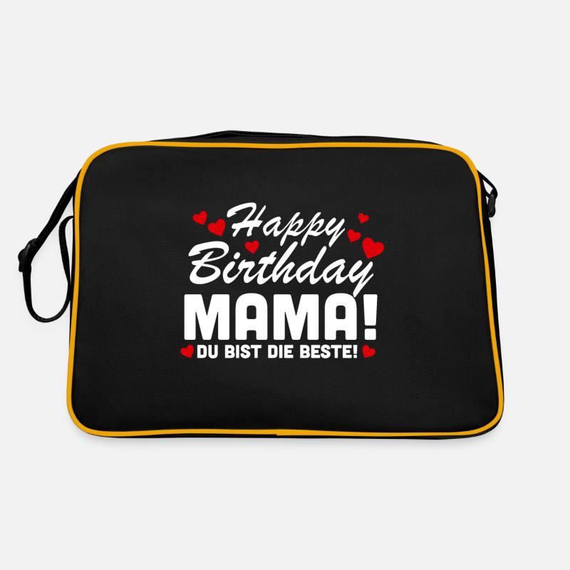 Alles Gute zum Geburtstag Mama Geschenk Retro Tasche