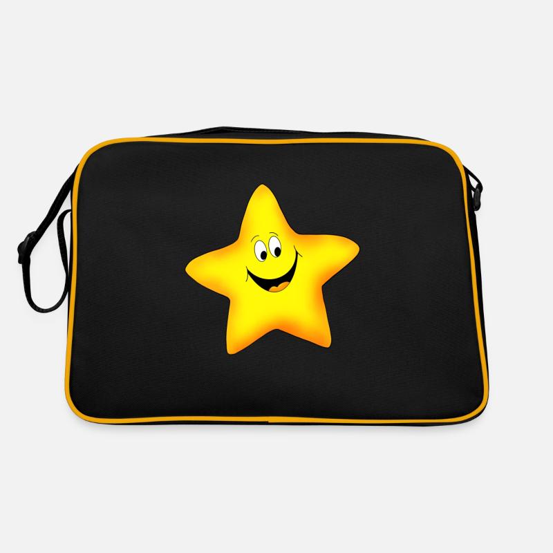 Star smiling Retro Bag