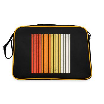 808 Analog Drum Machine | Retro-Geschenk - Retro Tasche - Schwarz/Gold - Hinten