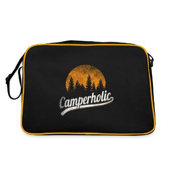 Camperholic - Retro Bag - black/gold - Back