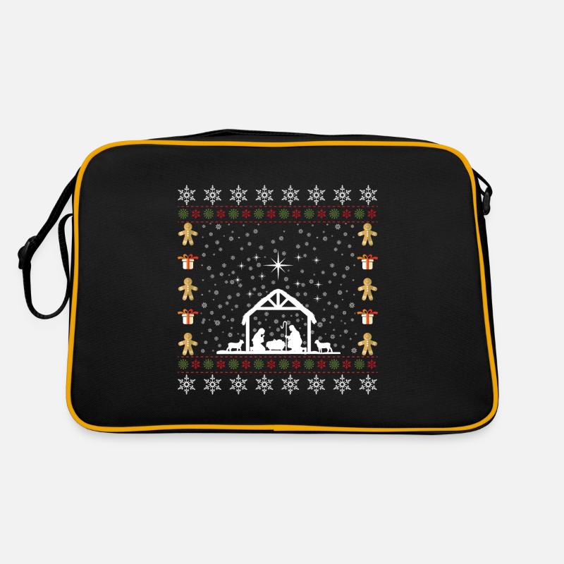 Christmas flu - Retro Bag - black/gold